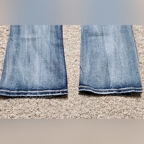 Miss Me Blue Jeans with Silver Wing Embellishments - Picture 8 of 15